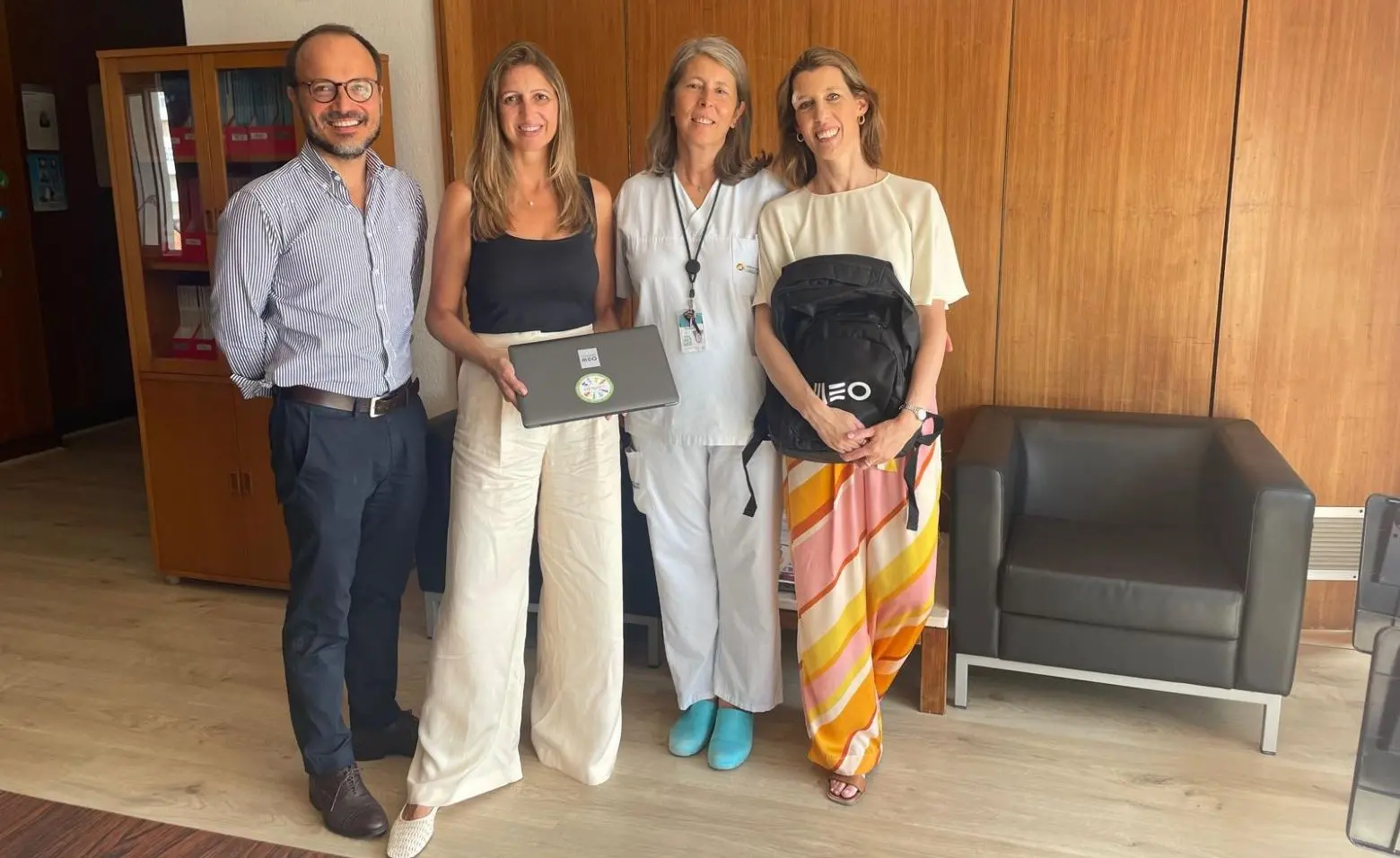 Equipa Fundação MEO e Associação Coragem